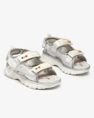Produktbild von Mädchensandalen in Weiß und Grau Umaf - Footwear, Größe 29