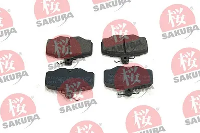 Produktbild von SAKURA Bremsbeläge Satz Hinten Bremsklötze für NISSAN ALMERA II Hatchback (N16) 601-10-4100