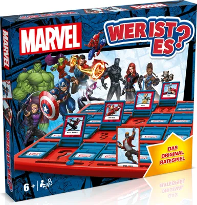 Produktbild von Wer ist es? - Marvel Kinder Spiel Gesellschaftsspiel Ratespiel