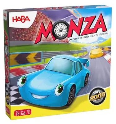 Produktbild von Haba Brettspiel Monza 2.0 - Familienspiel Rennwagen Strategie