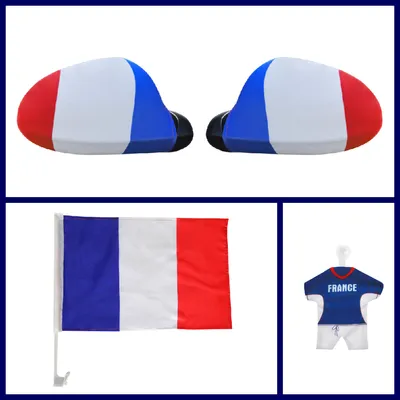 Produktbild von Fan-Set Frankreich 001 Auto-Pack