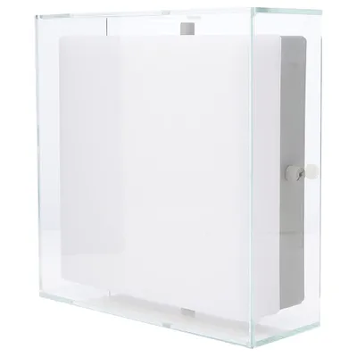Produktbild von EGLO INFESTO, Wand-/Deckenbeleuchtung für den Außenbereich, Silber, Glas, Kunststoff, Stahl, IP44, I, Anthrazit