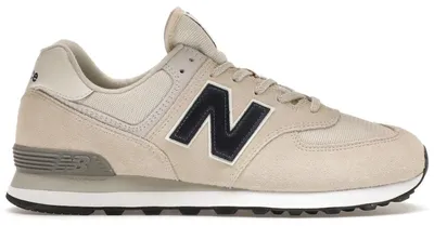 Image de New Balance 574, couleur beige et bleu marine - Taille EU 37,5