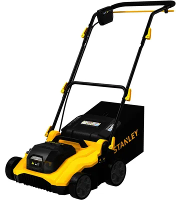 Obrázok produktu pre Akumulátorový vertikutátor Stanley 38 cm, 18 V vrátane 2 akumulátorov 4,0 Ah