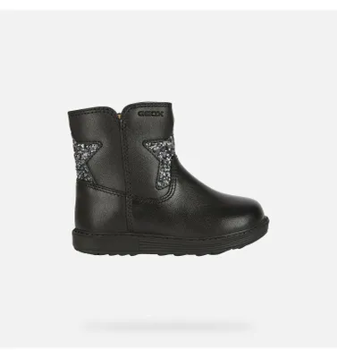 Produktbild von Geox Schwarze Mädchen-Ankle-Boots von Hynde 22