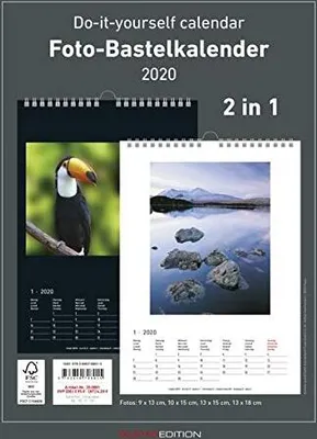 Zdjęcie produktu dla ALPHA 20.0801 21x29,7cm kalendarz rzemieślniczy czarny/biały(P)