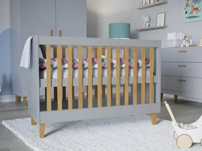 Zdjęcie produktu dla Łóżeczko dziecięce KUBI 120x60 białe