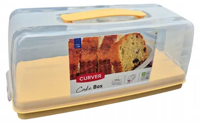 Produktbild von Curver Kuchenbehälter für Keks Schmal Gelb