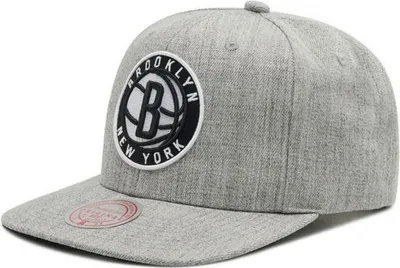 Produktbild von Mitchell & Ness NBA Team Heather 2.0 Snapback - Brooklyn Nets, Grey Heather
