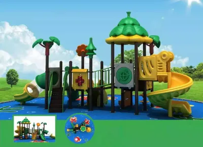 Obrázek produktu pro Kunststoffeturm Turm Spielturm Rutsche Dschungel Typ Spielplatz Spielplätze