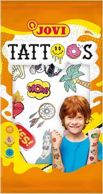 Produktbild von Jovi 17924TT01 Kindertattoos Set 19 stk