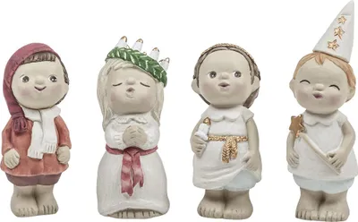 Produktbild von Nääsgränsgården - Lucias Kinder 4 Stk. H: 6 - 8 cm