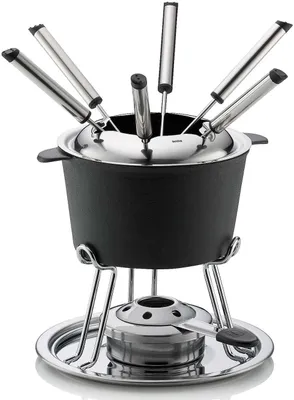 Obrázek produktu pro Kela Comore Fondue set 800 ml 11dílný černý