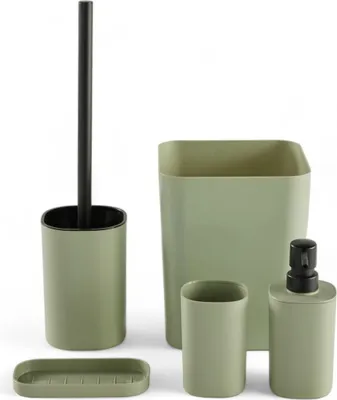 Produktbild von 5er-Set Bad- und Toilettenaccessoires BATHROOM