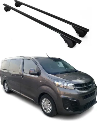 Produktbild von Dachträger Grundtäger für Opel Vivaro C 2019-2025 75kg Metall Schwarz 2 tlg