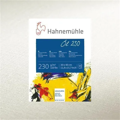 Produktbild von Hahnemühle Öl 230 Block - 230 g/m² - 18 x 24 cm - 10 Blatt