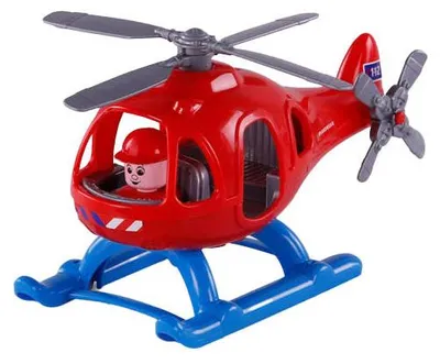 Produktbild von Cavallino Feuerwehrhubschrauber mit Spielfigur, 29,5 cm