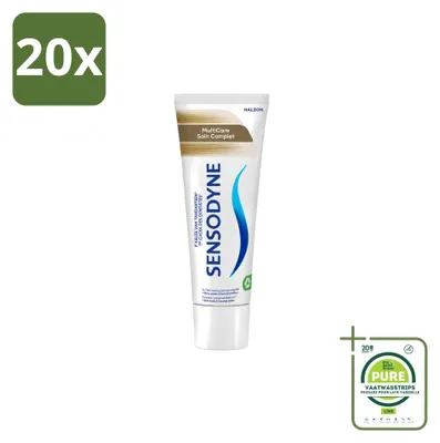 Imagen del producto de 20 tubos de pasta dental Sensodyne MultiCare - 75 ml - Pack grande - 20 unidades