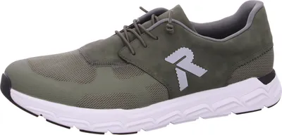 Produktbild von Rieker Herren Sneaker lose Einlage MemoCup und zusätzliche Schnürsenkel 09100, Größe:46 EU, Farbe:Grün