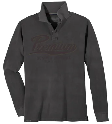 Produktbild von Redfield Used Langarm-Polo XXL schwarz modisch