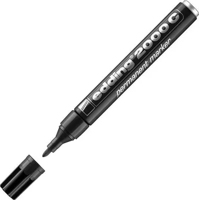 Obrázek produktu pro Permanentní popisovač Edding 2000 C - kulatý hrot, černý