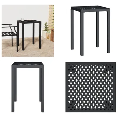 Obrázek produktu pro vidaXL Zahradní stůl antracit 50x50x72 cm ocel - Zahradní stůl - Zahradní stoly - Venkovní stůl - Stůl na terasu