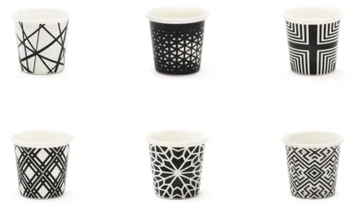 Produktbild von Excelsa set von 6 espressotassen Emily porzellan 9 cl bunt