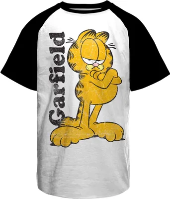 Produktbild von Garfield Baseball Tee - Small - WhiteBlack