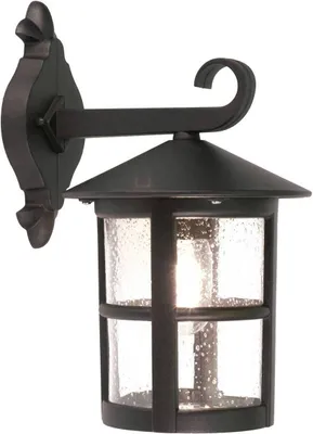Produktbild von Elstead Hereford Außen-Wandleuchte E27 35cm Schwarz IP43