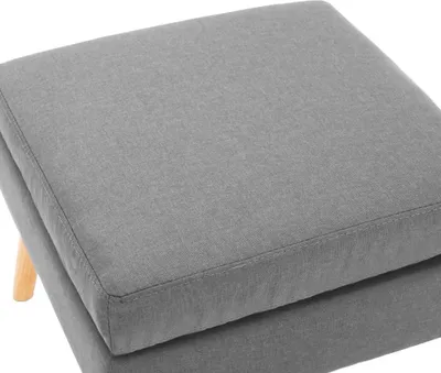 Produktbild von " " Fußhocker Hellgrau Stoff NeuMöbel 8044201