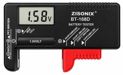 Obrázok produktu pre Univerzálny digitálny tester batérií pre typy AA, AAA, C a 9V
