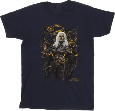 Produktbild von Netflix - "The Witcher" T-Shirt für Herren BI48330 (XXL) (Marineblau)