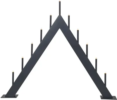 Produktbild von Star Trading 644-49, Leichte Dekorationsfigur, Grau, IP20, Weiß, 11 Glühbirne(n), E5