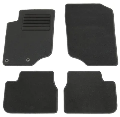 Fußmatten-Set für Peugeot 207 + SW, 05/2006-06/2013, 4-teilig, Schwarz