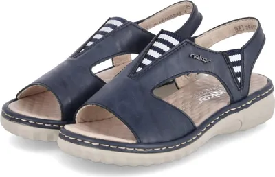Produktbild von Rieker Damen Sandalen Dunkelblau Synthetik Größe: 41