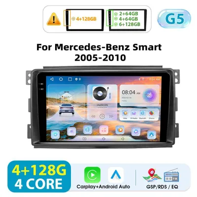 Zdjęcie produktu dla Radio samochodowe z systemem Android i CarPlay – format 2-DIN – ekran dotykowy 22,9 cm – 4G LTE – 128 GB pamięci – GPS, Wi-Fi, Bluetooth – rozdzielczość 1024×600 – tryb podzielonego ekranu – kolor pomarańczowy