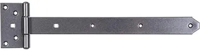 Produktbild von Alberts 301460 DURAVIS® Kreuzgehänge | mit vernietetem Stift | schwarzdiamant duplexbeschichtet | Band 391 x 40 mm | Scharnier 59 x 103 mm