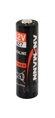 Produktbild von Ansmann A 27 Lr 27 Batterie Schwarz  Schwarz One Size