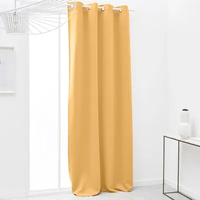 Produktbild von TODAY Essential Plain Verdunkelungsvorhang - 140 x 240 cm - Ocker