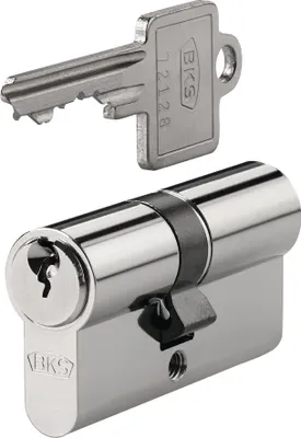 Produktbild von BKS Profil-Doppelzylinder PZ 8800 DIN 18252 Kl. P 2 Länge A 35mm Länge B 45mm massiv Messing - B 8800 0506