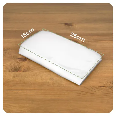 Zdjęcie produktu dla Huslog worki do zgrzewarki próżniowej 50 szt. 15 x 25 cm do żywności sous vide