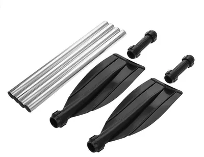 Produktbild von Kajakpaddel Leichtgewicht - 2 Stück - Abnehmbares Design - Aluminium - Schwimmend - Universelle Bootszubehör - 126 cm - Paddel
