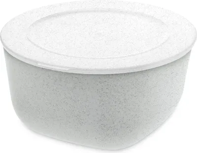 Immagine prodotto di Koziol Box mit Deckel Connect L, Frischhaltedose, Dose, Aufbewahrung, Thermoplastischer Kunststoff, Organic Grey/Organic White, 2 L, 3871296
