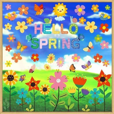 Produktbild von Lila Raamdekoration für Frühling, 9 Blätter selbstklebende Raumschmuck für Frühling, Schmetterlinge Blumen Raumschmuck wieder verwendbar für Kinderzimmer Frühling Osterfestdeko
