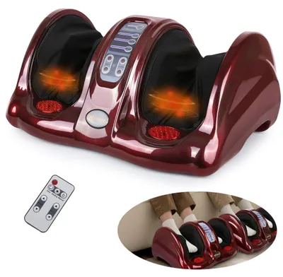 Produktbild von 40W Shiatsu Fußmassagegerät – Elektrisches Bein- & Fußmassagegerät, 15 Minuten, Wärmefunktion, 3 Massagemodi, Entspannung vor dem Schlafengehen