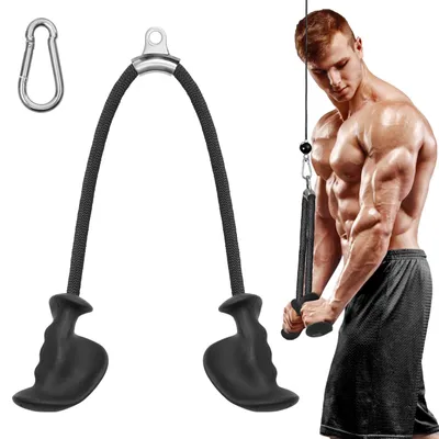 Produktbild von Ergonomisches Trizeps Pull-Down Seil für Krafttraining