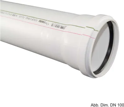 Produktbild von REHAU RAUPIANO PLUS, Abflussrohr DN 90, Stange mit 1 Stk.