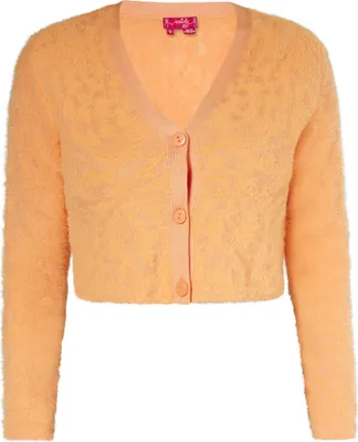 Image de Cardigan SWIRLY pour femmes - orange, XS