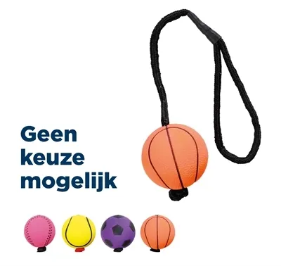 Image de Sportball  am Seil, Moosgummi ø 6/30 cm diverse