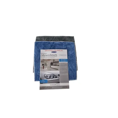 Produktbild von Kristall-Glanz Allzwecktuch/Spültuch Premium 2er blau/grau